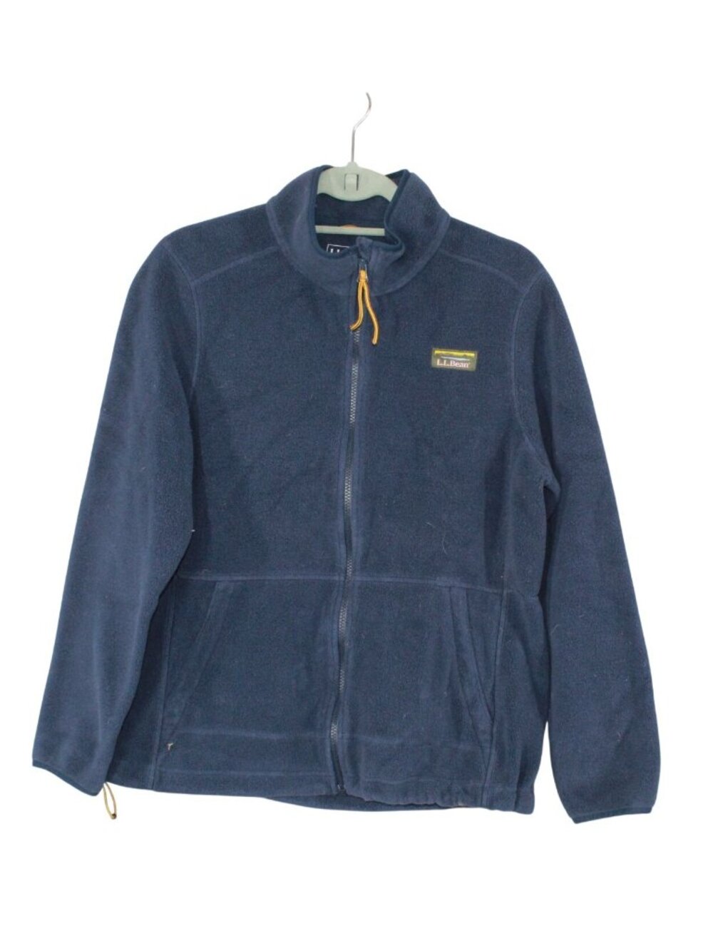 LL Bean Mountain Classic Fleece Jacket Navy Outdoor Hiking Gorpore L Pet